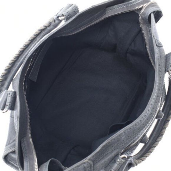 BALENCIAGA Giant City Covered Bag Grey Calf Handbag - Picture 10 of 12